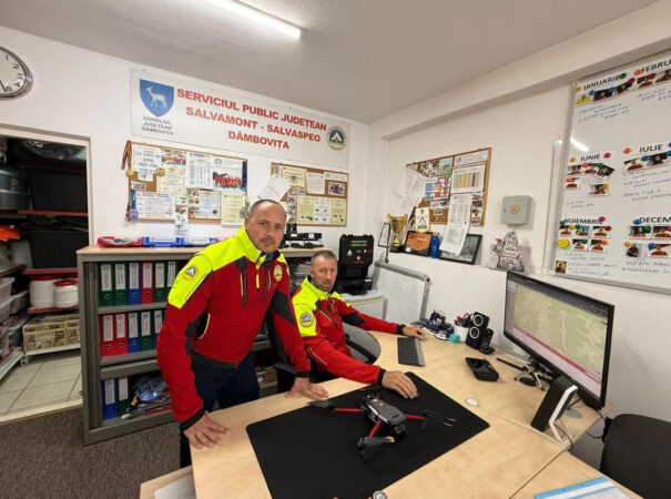 Salvamont Dâmbovița, dotat cu o nouă dronă profesională pentru misiuni de căutare-salvare