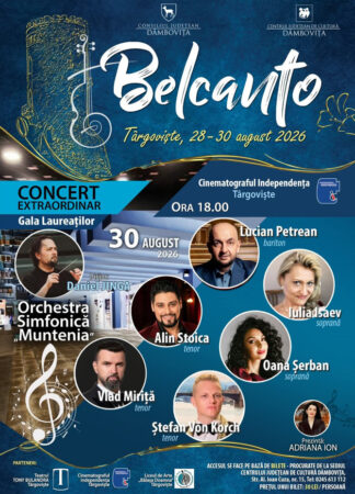 Târgoviște devine, pentru trei zile, scena muzicii lirice: Festivalul „Belcanto” revine cu o ediție de gală Târgoviște devine, pentru trei zile, scena muzicii lirice: Festivalul „Belcanto” revine cu o ediție de gală