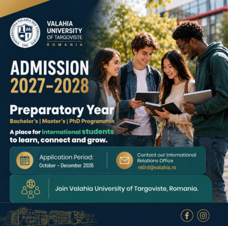 Universitatea Valahia din Târgoviște își deschide porțile pentru studenții internaționali. Universitatea Valahia din Târgoviște își deschide porțile pentru studenții internaționali.