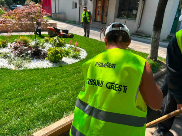 16.795 de euro pentru spațiul verde de la ANAF Găești. Investiție necesară sau cheltuială făcută în plină criză?