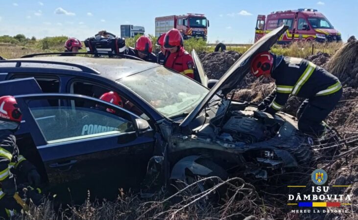 ACCIDENT PE A1, LA KILOMETRUL 72! UN BĂRBAT A FOST TRANSPORTAT LA SPITAL ACCIDENT PE A1, LA KILOMETRUL 72! UN BĂRBAT A FOST TRANSPORTAT LA SPITAL