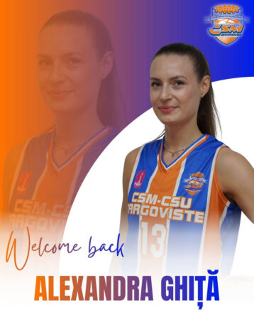 Alexandra Ghiță  îmbracă din nou tricoul CSM Târgoviște