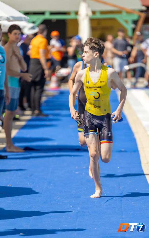 Andrei Dobre, vicecampion al României la triatlon! Performanță remarcabilă pentru CSM Târgoviște