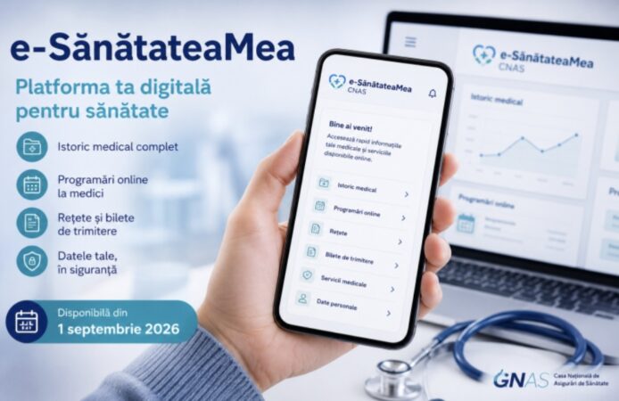 CNAS a lansat eSănătateaMea. Românii își pot verifica online istoricul medical și rețetele CNAS a lansat eSănătateaMea. Românii își pot verifica online istoricul medical și rețetele