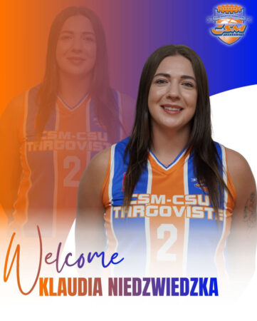 Transfer important pentru CSM Târgoviște! Klaudia Niedzwiedzka, experiență din EuroLeague și EuroCup, vine la Târgoviște 