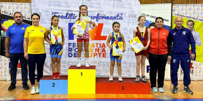 CSȘ TÂRGOVIȘTE, CAMPIOANĂ NAȚIONALĂ LA LUPTE FEMININE U11!