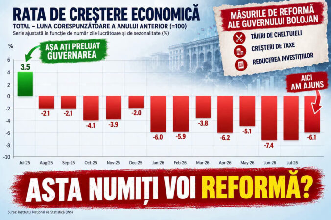 Economia României, pe minus. Perspective tot mai dificile pentru 2026