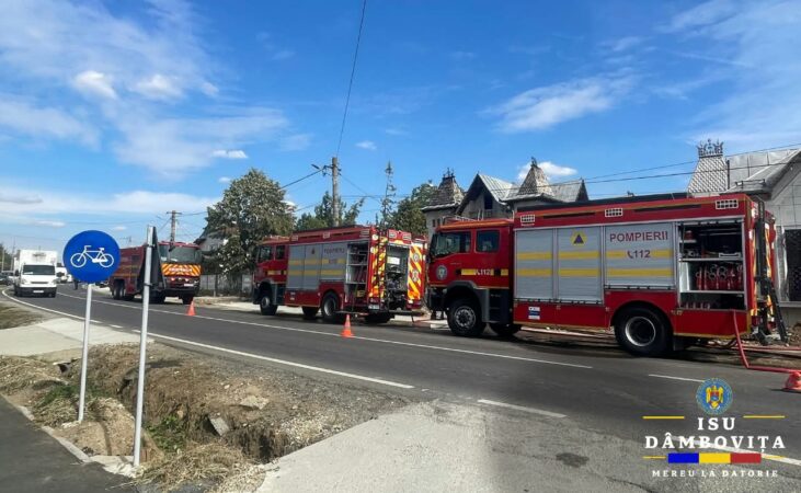 INCENDIU PUTERNIC LA PICIOR DE MUNTE! 