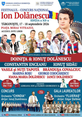 Festivalul Național „Ion Dolănescu”, ediția a XII-a, revine la Târgoviște Festivalul Național „Ion Dolănescu”, ediția a XII-a, revine la Târgoviște