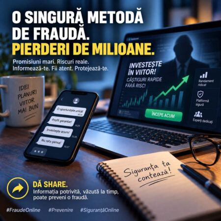 Milioane de lei pierdute în fraude cu „investiții” online. Poliția Română trage un semnal de alarmă Milioane de lei pierdute în fraude cu „investiții” online. Poliția Română trage un semnal de alarmă