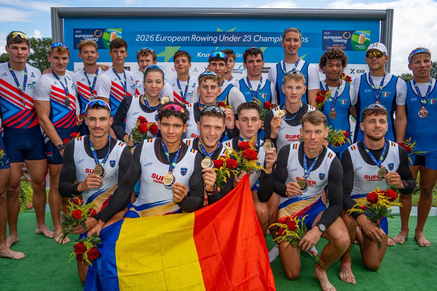România, regina Europei la canotaj! 9 medalii de aur și locul 1 pe națiuni la Europenele U23