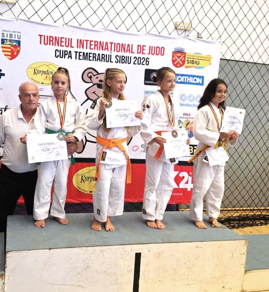 Șase medalii pentru judocanii de la CS Târgoviște la „Cupa Temerarul” de la Sibiu