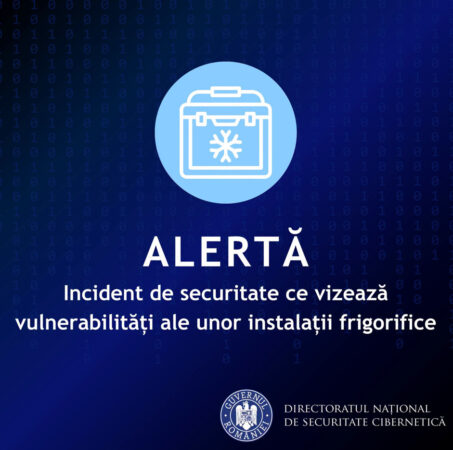 ALERTĂ DE SECURITATE CIBERNETICĂ! Instalațiile frigorifice din supermarketuri și depozite, vizate de atacuri informatice ALERTĂ DE SECURITATE CIBERNETICĂ! Instalațiile frigorifice din supermarketuri și depozite, vizate de atacuri informatice