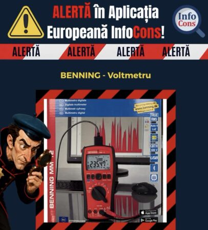 ALERTĂ DE SIGURANȚĂ! Multimetru BENNING, cu risc de electrocutare. ALERTĂ DE SIGURANȚĂ! Multimetru BENNING, cu risc de electrocutare.