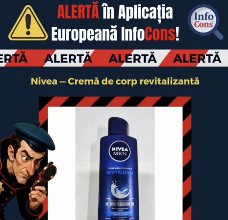 Alertă InfoCons: Cremă de corp Nivea, semnalată pentru prezența unei substanțe interzise în produsele cosmetice Alertă InfoCons: Cremă de corp Nivea, semnalată pentru prezența unei substanțe interzise în produsele cosmetice