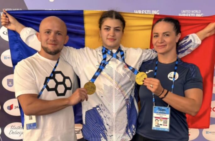 Dublă campioană balcanică! Anastase Sophia Ioana, performanță remarcabilă pentru România. Antrenorii târgovișteni Georgiana și Marin Filip, implicați în succes
