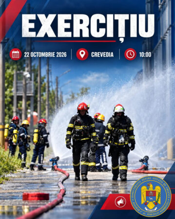 Exercițiu de amploare la Crevedia! Pompierii din Dâmbovița și București-Ilfov vor simula intervenția la un incendiu Exercițiu de amploare la Crevedia! Pompierii din Dâmbovița și București-Ilfov vor simula intervenția la un incendiu