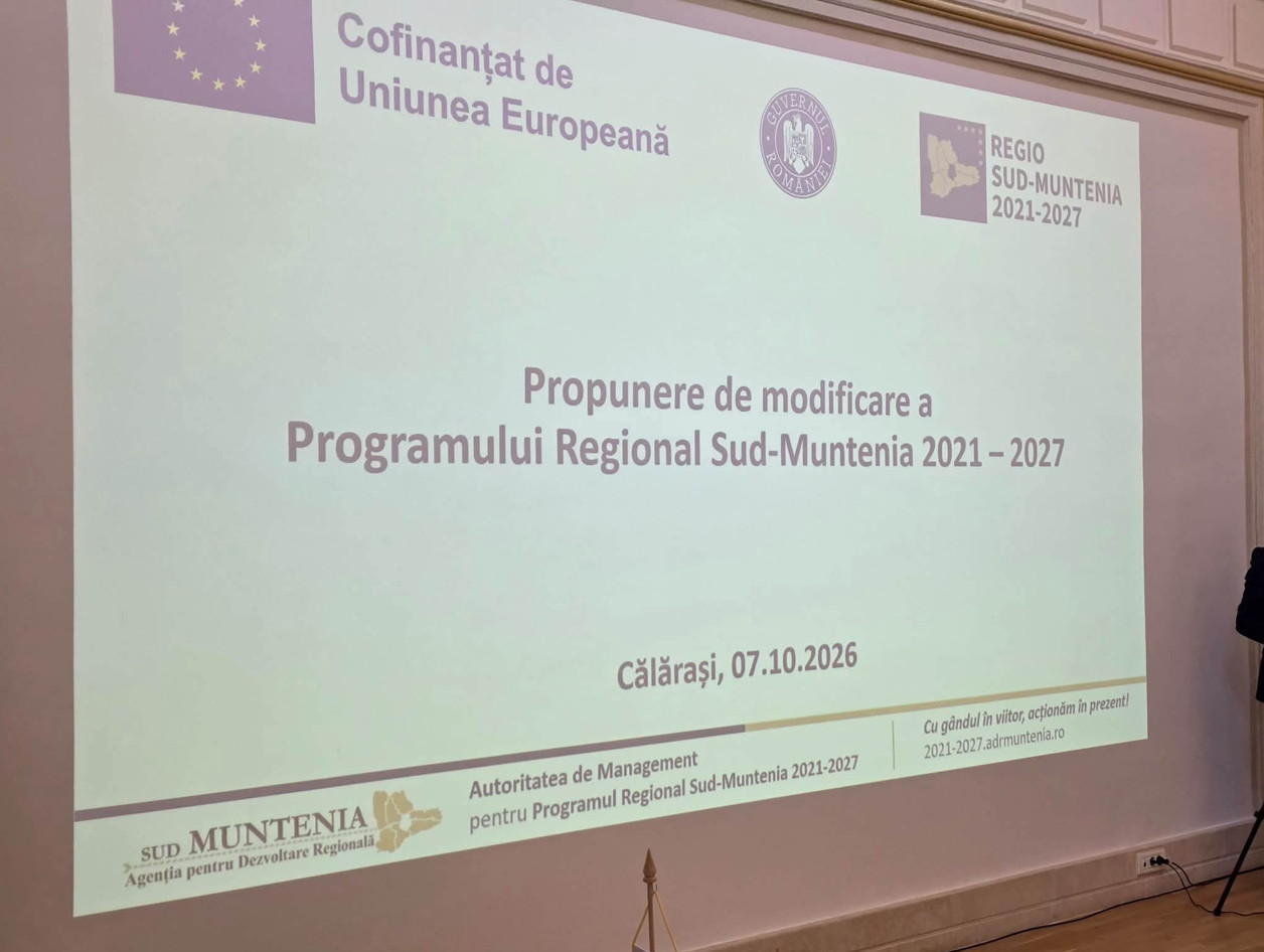 Fondurile europene pentru Dâmbovița, pe agenda reuniunii regionale de la Călărași