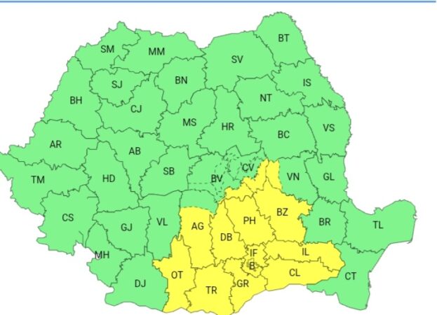 PLOI ABUNDENTE ÎN DÂMBOVIȚA! COD GALBEN DE LUNI PÂNĂ MARȚI PLOI ABUNDENTE ÎN DÂMBOVIȚA! COD GALBEN DE LUNI PÂNĂ MARȚI