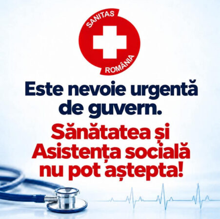 SANITAS trage un semnal de alarmă: România riscă să rămână fără bani pentru spitale, ambulanțe și centre sociale! „Țara nu mai poate aștepta!” SANITAS trage un semnal de alarmă: România riscă să rămână fără bani pentru spitale, ambulanțe și centre sociale! „Țara nu mai poate aștepta!”